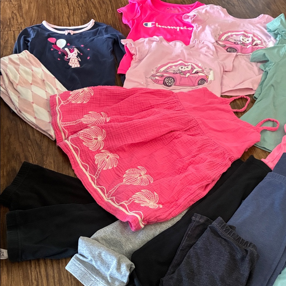 Lot of 5T Girl Clothes